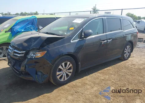 2015 Honda Odyssey Ex-L z USA, uszkodzony, nr VIN 5FNRL5H61FB128634